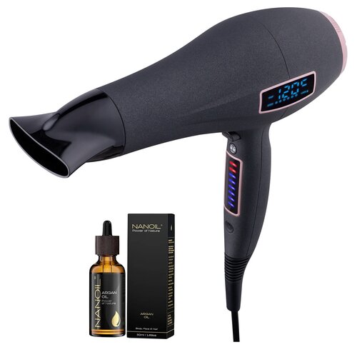 Suszarka GÖTZE & JENSEN Diamond DHD600 + Olejek kosmetyczny NANOIL Arganowy 50 ml